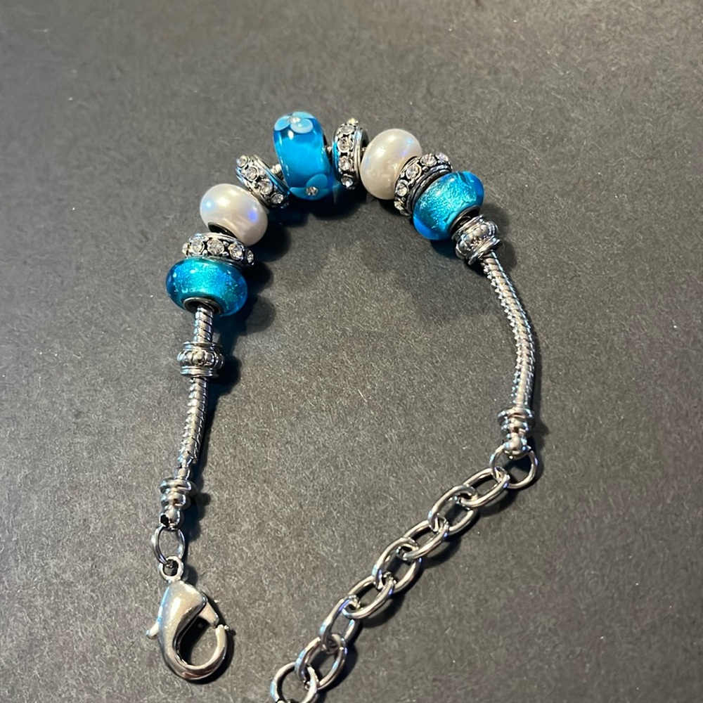 Murano  glass bead bracelet!! $10